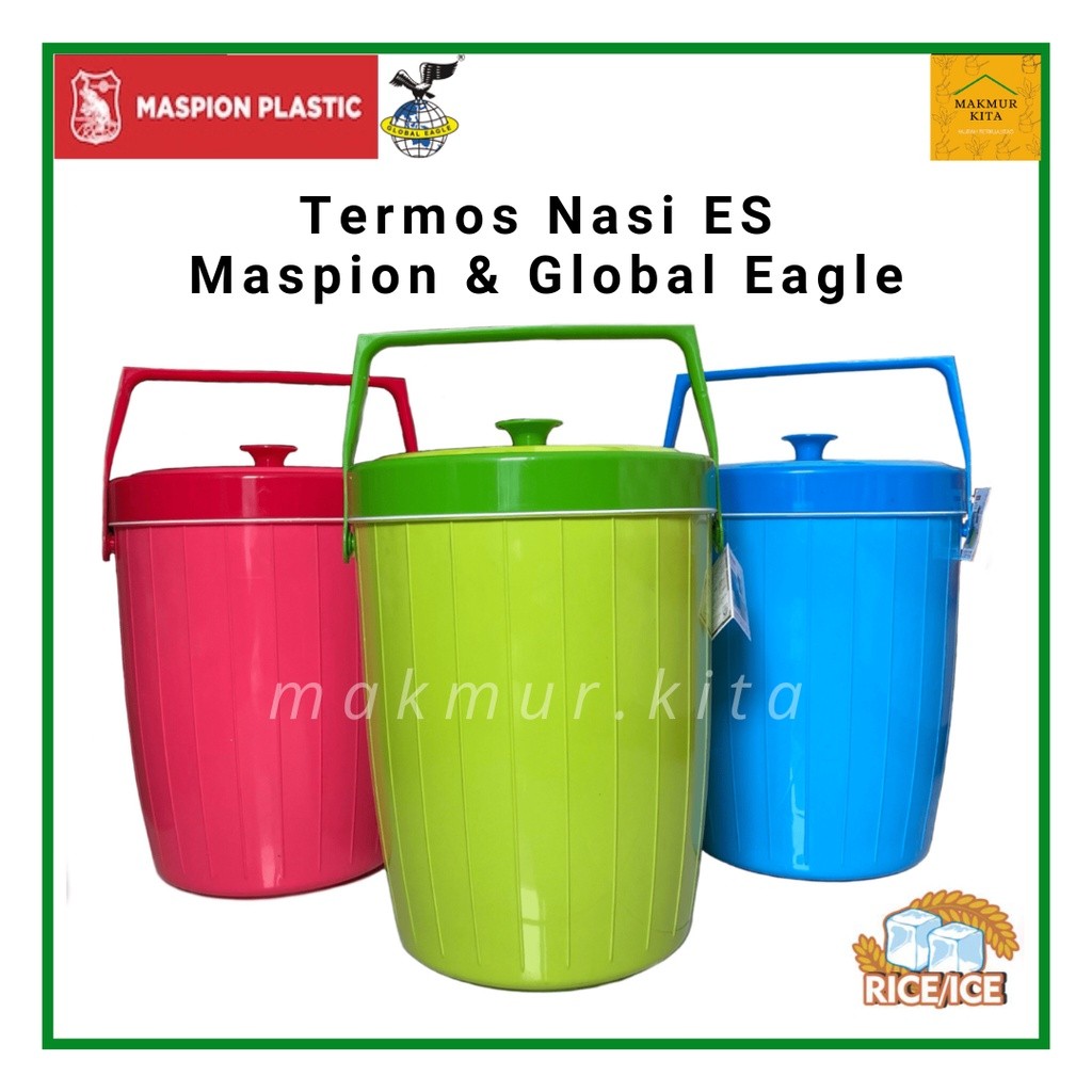 Termos Nasi Maspion 26 30 38 / Termos Es Batu 26 30 36 40 Global Eagle / Tremos Nasi 10 Liter Besar