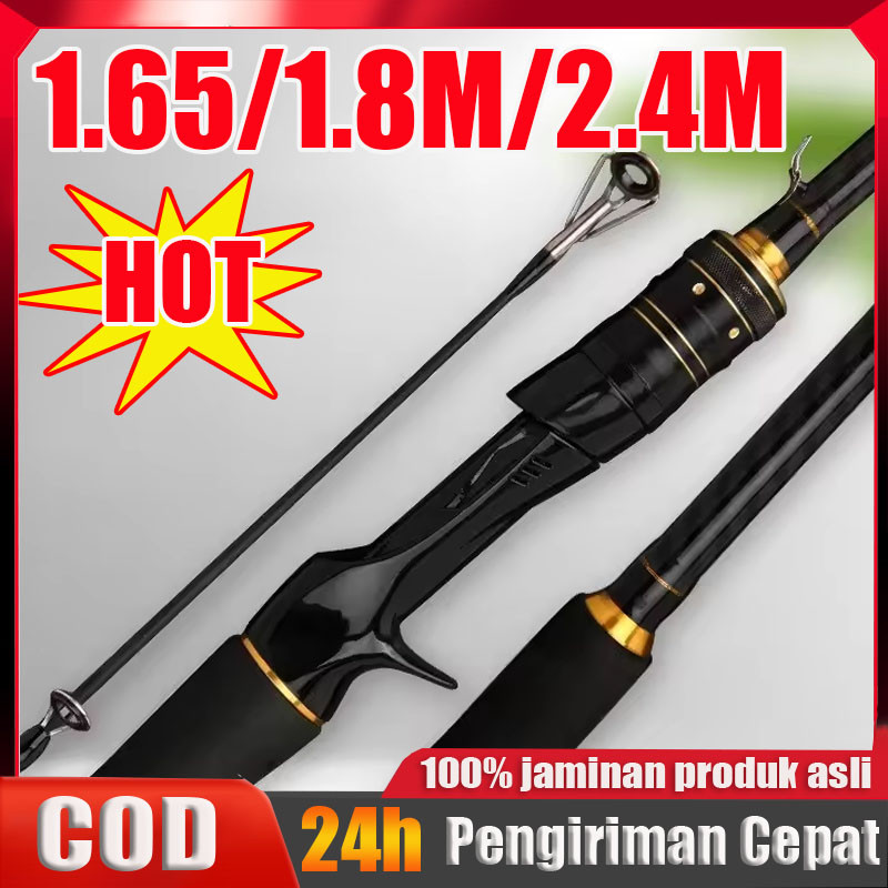 2025 NEW Ultralight  Baitcasting Rod Medium Joran Pancing Carbon Lure M Power Fishing Rod Spinning R