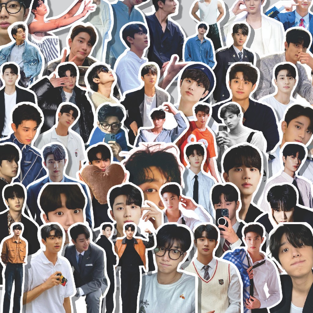 Stiker Cutting Pack Stiker Kim Jaewon Isi 100Pcs Series Aesthetic Lucu Keren Untuk Koper Bahan Vynil