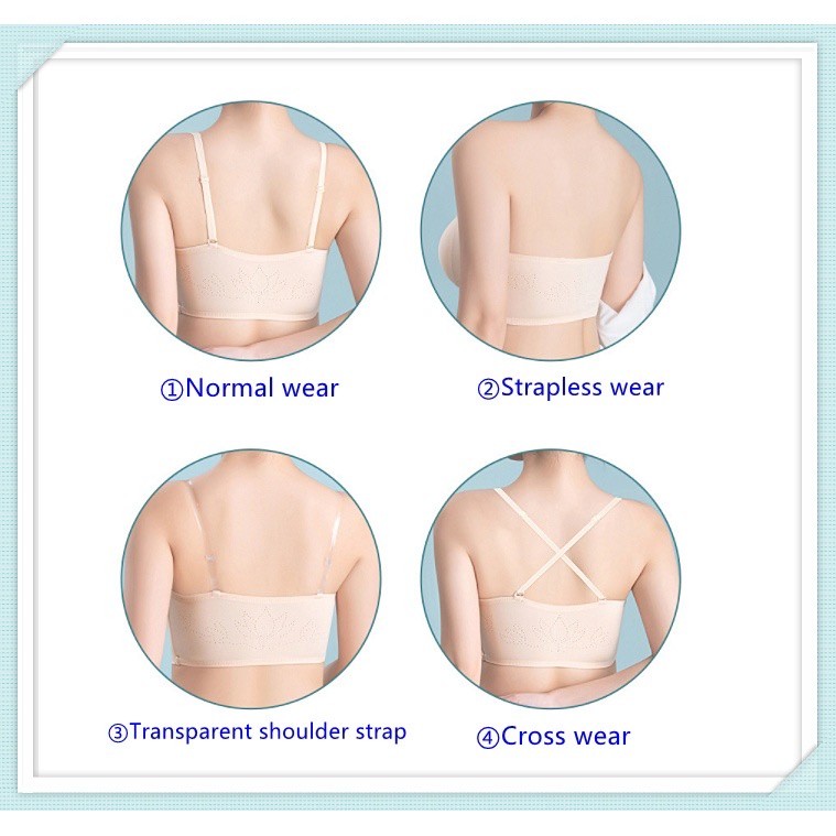 BH Bra Wanita Tanpa Kawat Pakaian Dalam Kancing Depan Bra Push Up Bra Seamless Anti Slip Bahan Lembu