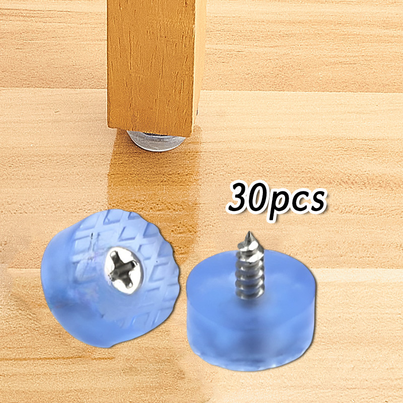 30pcs Karet Kaki untuk Kursi Meja Bulat Karet Bulat Anti Slip Alas Kaki Meja Kursi Karet