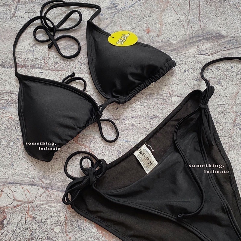 [BRA + CD SET] Forever 21 Triangle Bikini Bra / Forever 21 F21 Swimsuit HM Branded Sale Baju Berenan