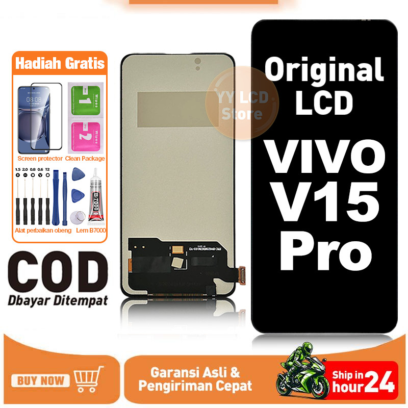 LCD VIVO V15 PRO TOUCHSCREEN Fullset Asli Crown Murah Ori Compatible For Glass Touch Screen Digitize