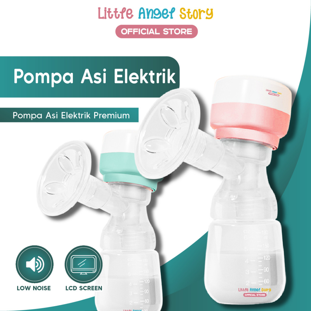 LITTLE ANGEL Pompa Asi Portable Elektrik Breastpump Electric Single Otomatis Milk Breast Pump Bpa Fr