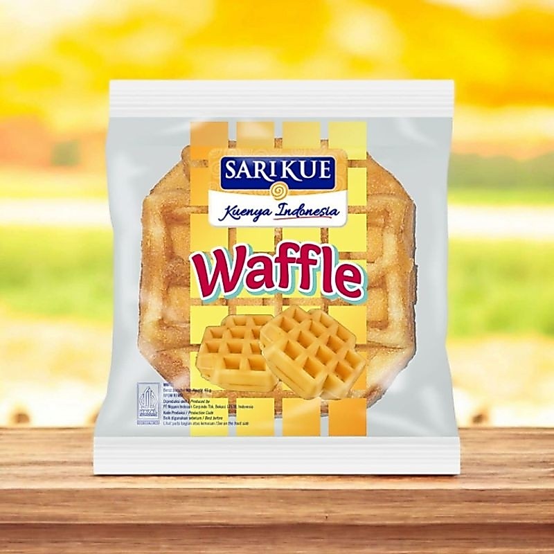 SARI ROTI Sari Kue waffle original makanan cemilan lembut empuk enak