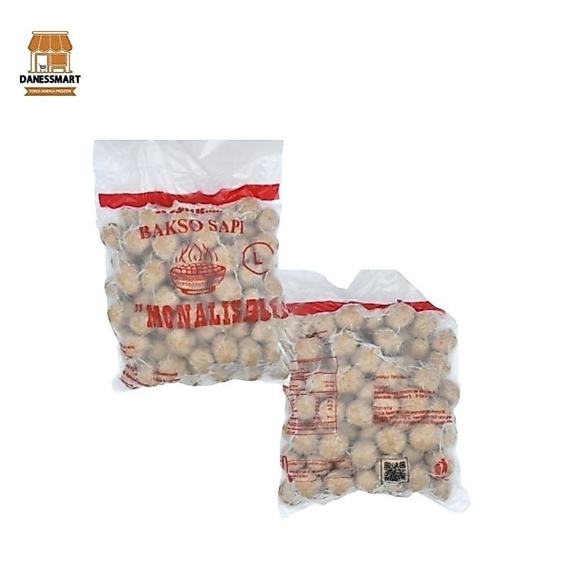 Bakso baso Monalisa L isi 100pcs Bakso Sapi Asli