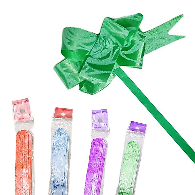 10 Pcs Pita tarik Bunga/Pita Tarik Kado/Pita Tarik Hias/Pita Tarik Murah