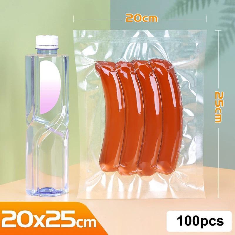 100pcs Vacuum Bag Kiten Food Vacuum Sealer Bag Thick 0.2mm Storage Vacuum Packaging Bags Food Packin