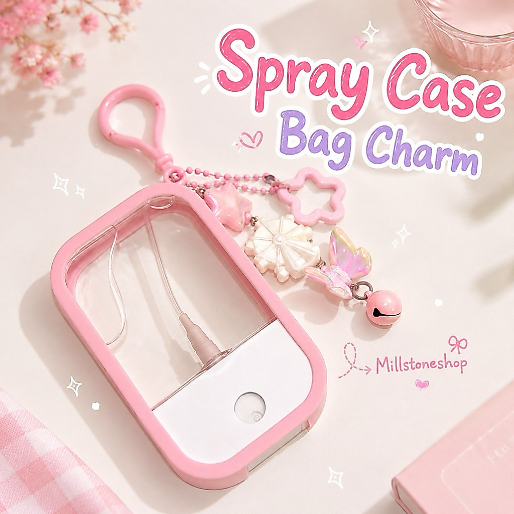 Custom Cuteness Bag Charm | Hand Sanitizer Pocket Spray