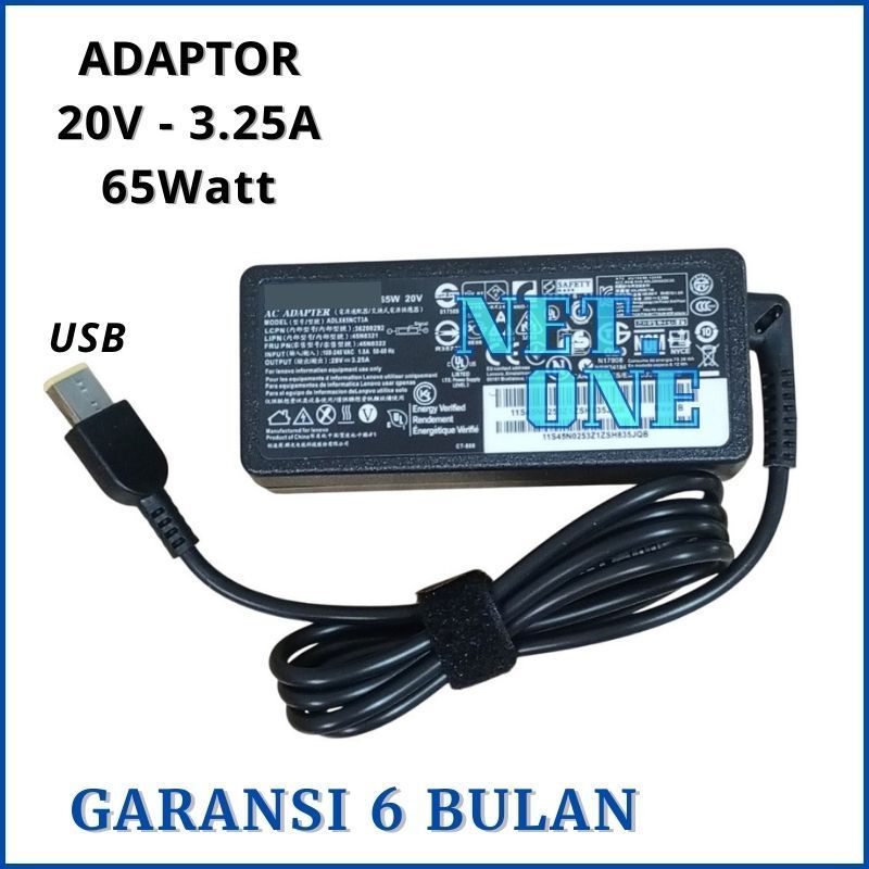 Adaptor Charger Laptop Compatible For Thinkpad T470 T460 T450 T440 -NETONE