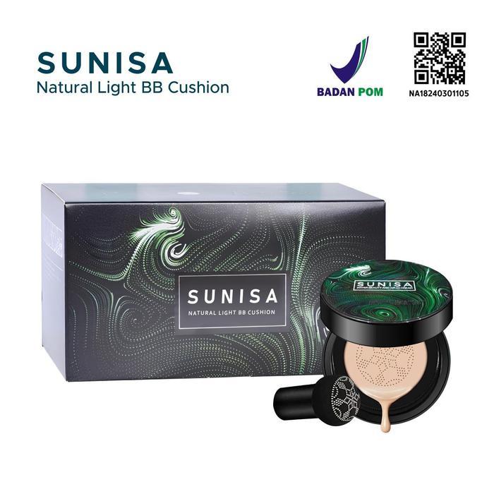 BPOM SUNISA MUSHROOM ORIGINAL BARCODE SUNISA AIR CUSHION BB CC CREAM / FOUNDATION WATER