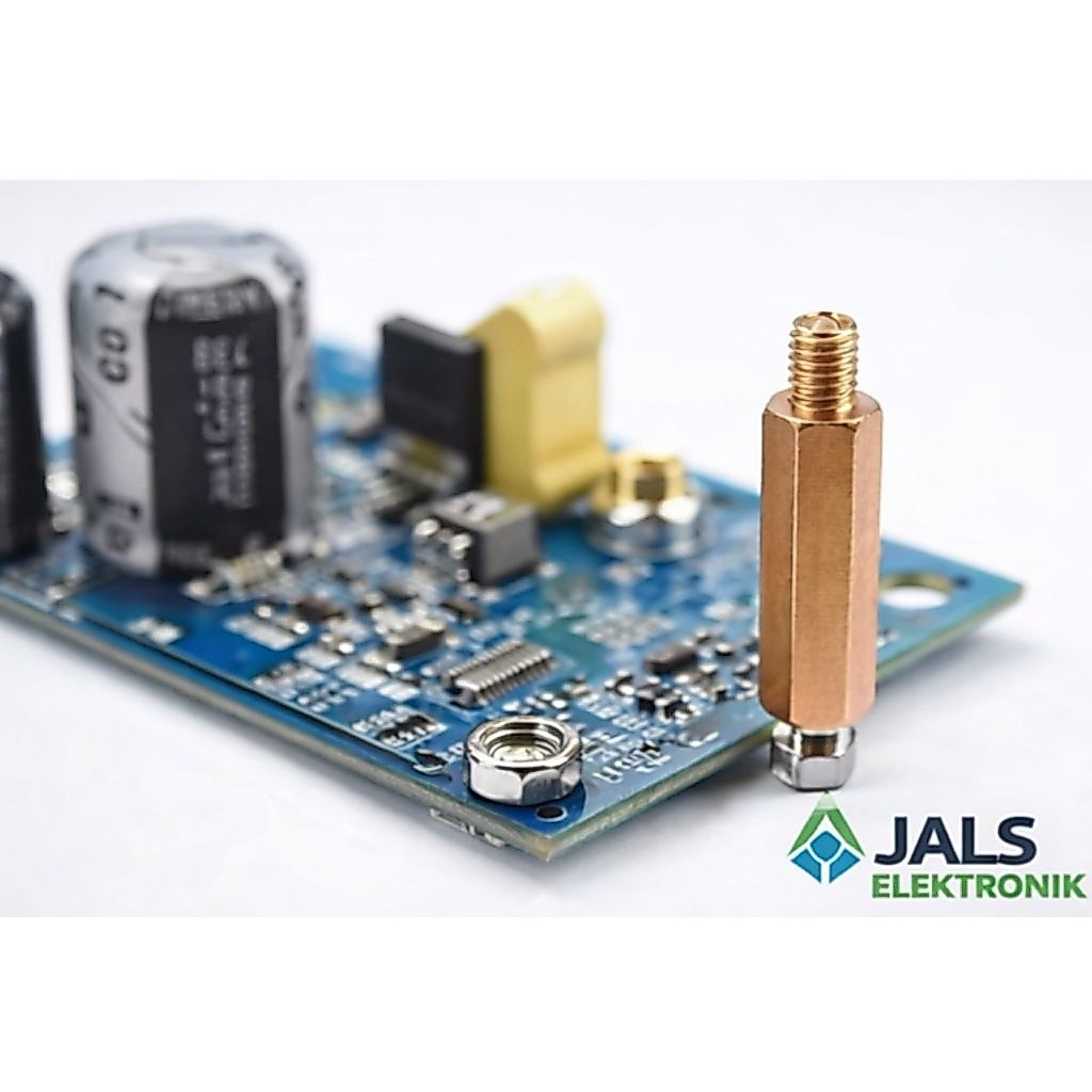 Spacer Kuningan M3 1.5cm PCB – Baut & Mur Lengkap | JALS Elektronik