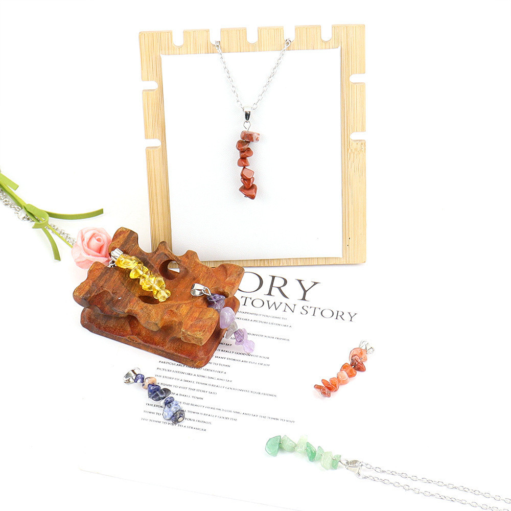 Kalung Kristal Amethyst Citrine Carnelian Clear Quartz | Kode : KL-28