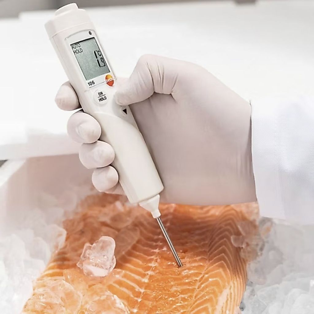 ORIGINAL Testo 106 Set Food Core Thermometer With Top Safe