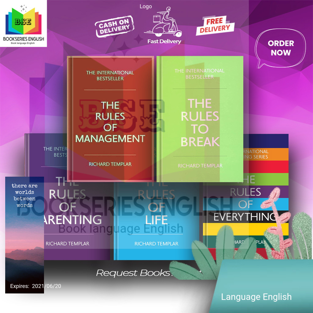The Rules of Work Series (9 books) by Richard Templar's Rules (English)