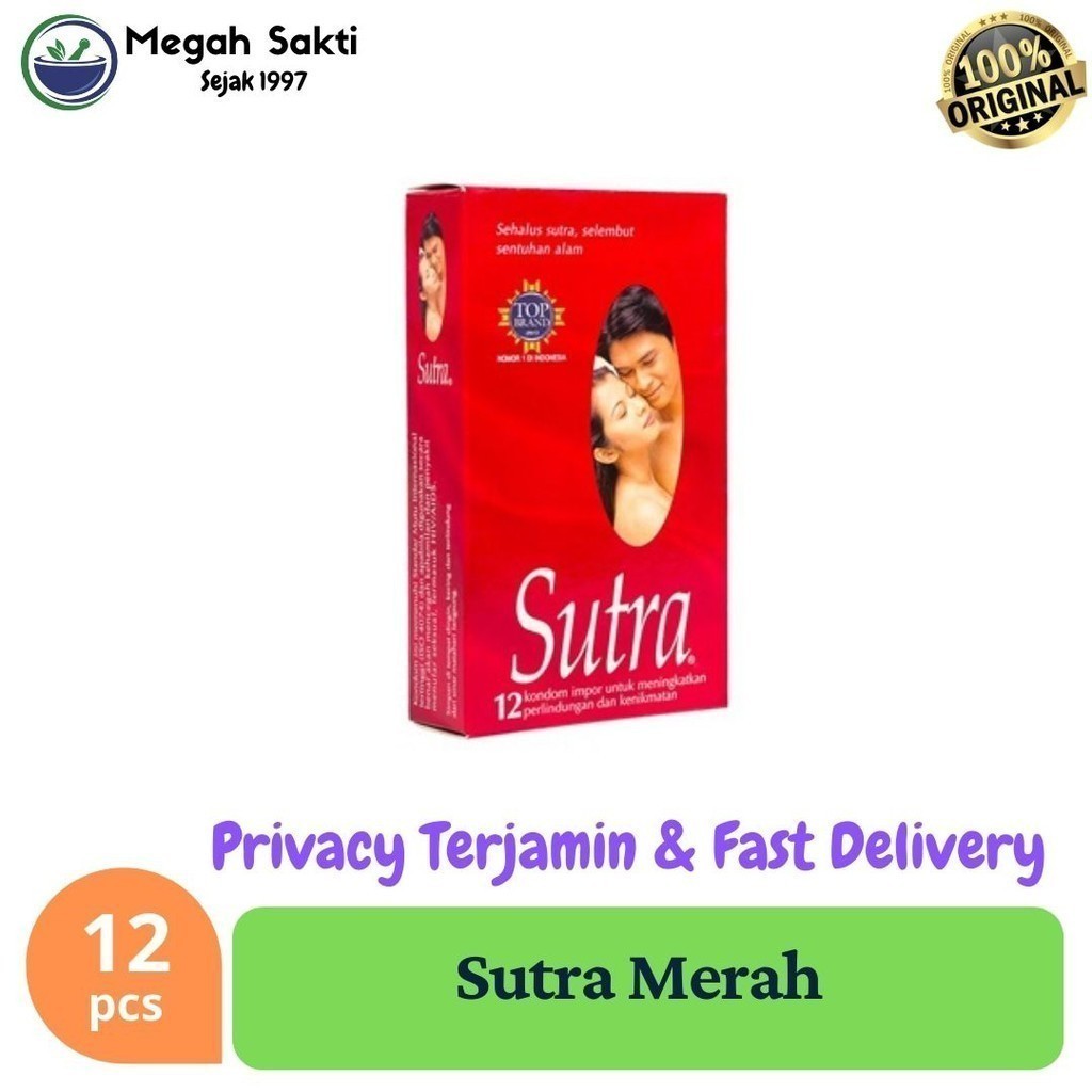 MeCondom Sutra Merah - Isi 12's