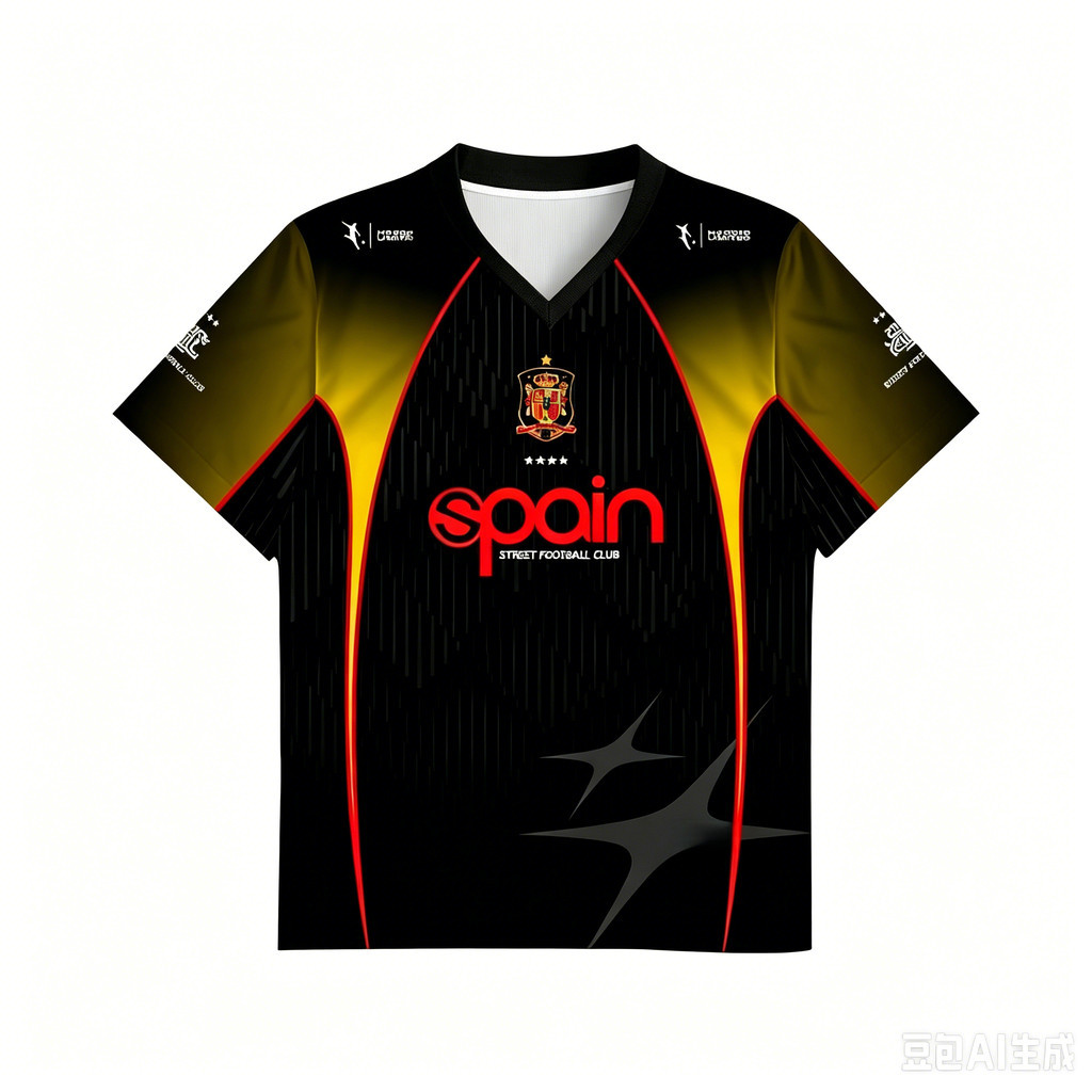 JERSEY REGULAR ORIGINAL HEROICLIMITED FOOTBALL SERIES SPAIN VINTAGE - JERSEY SPAIN CHAMPIONS FOOTBAL