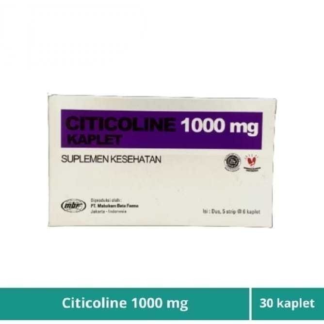 Citicoline 1000mg Mahakam Box 30 Tablet