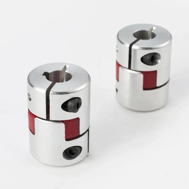 Kopling Seri D20L25, Kopling Penjepit Fleksibel, OD 20mm, Panjang 25mm, Kopling Poros CNC Jaw, Kopli