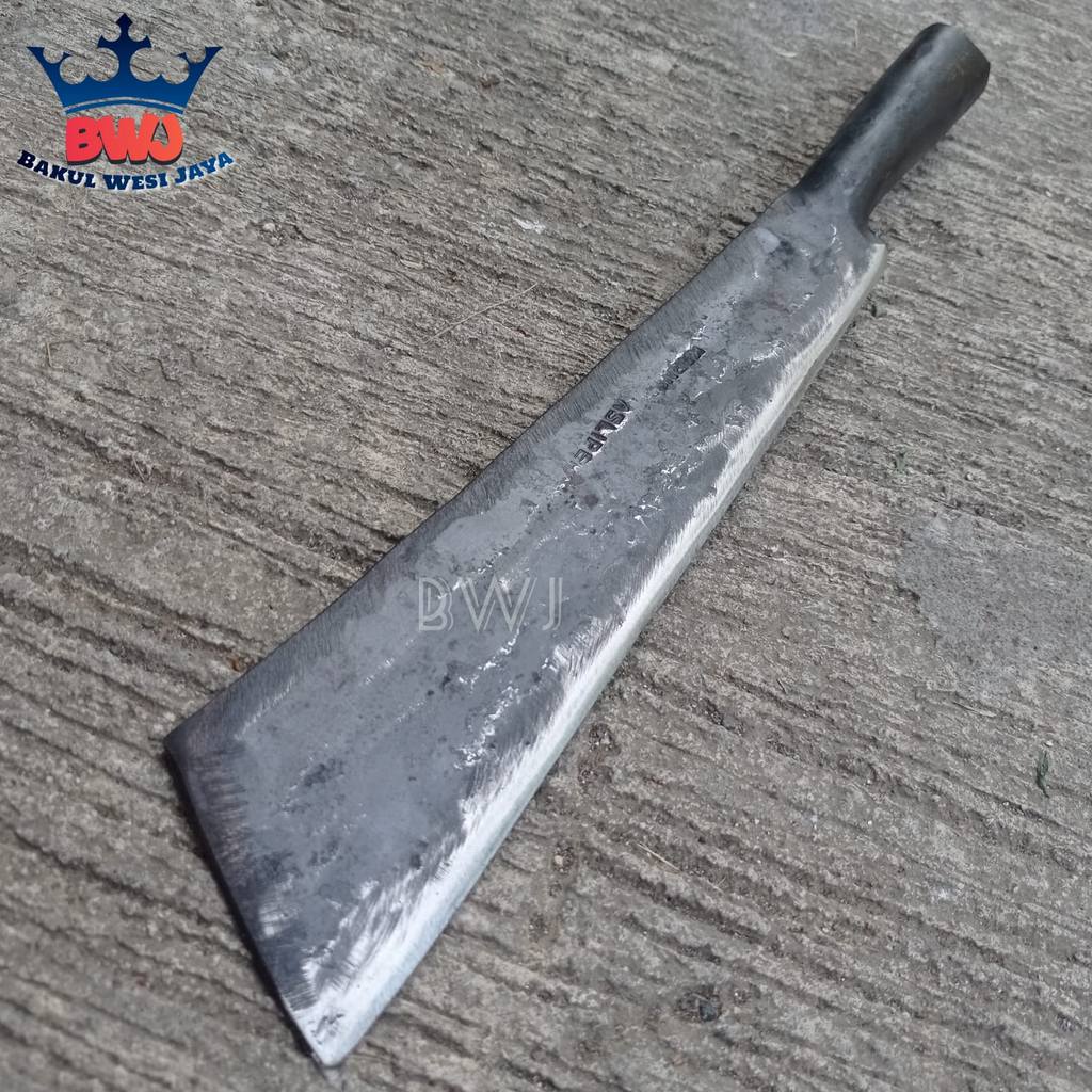 Golok Patimura Asli Baja Per Tebal Super Tajam Gagang Iras Tanpa Las - Pecok Bedok Parang Pedang Ful