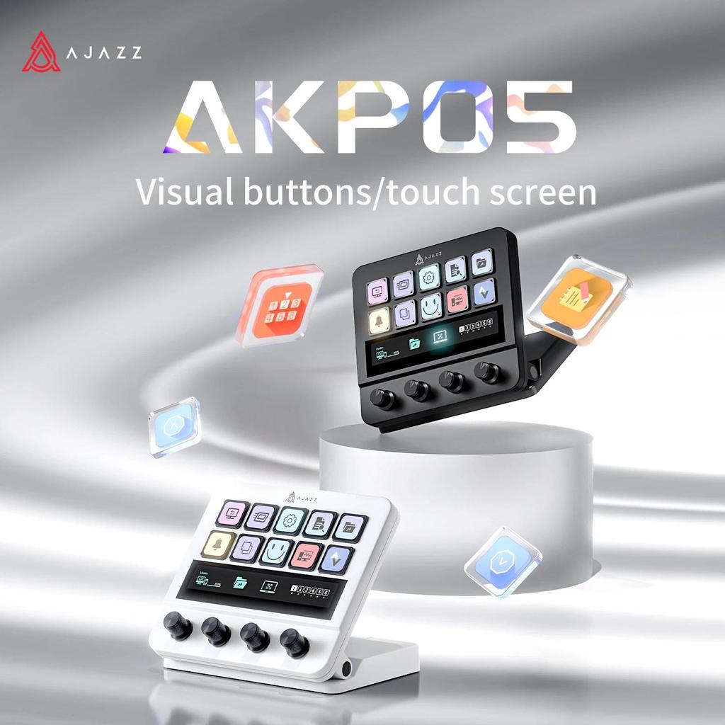 AJAZZ AKP05E Desktop Helper Console Panel Controller Programmable Shortcuts Desk Hit