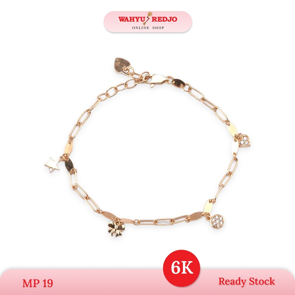Gelang Emas 8K Wahyu Redjo Motif Pita Pameran