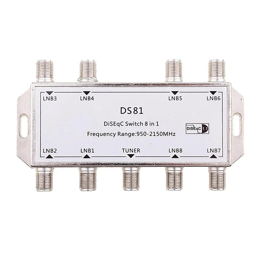 FTA Switch 8X1 SEqC Parable for 8 in 1 FTA Receiver Multi LNB LNBF