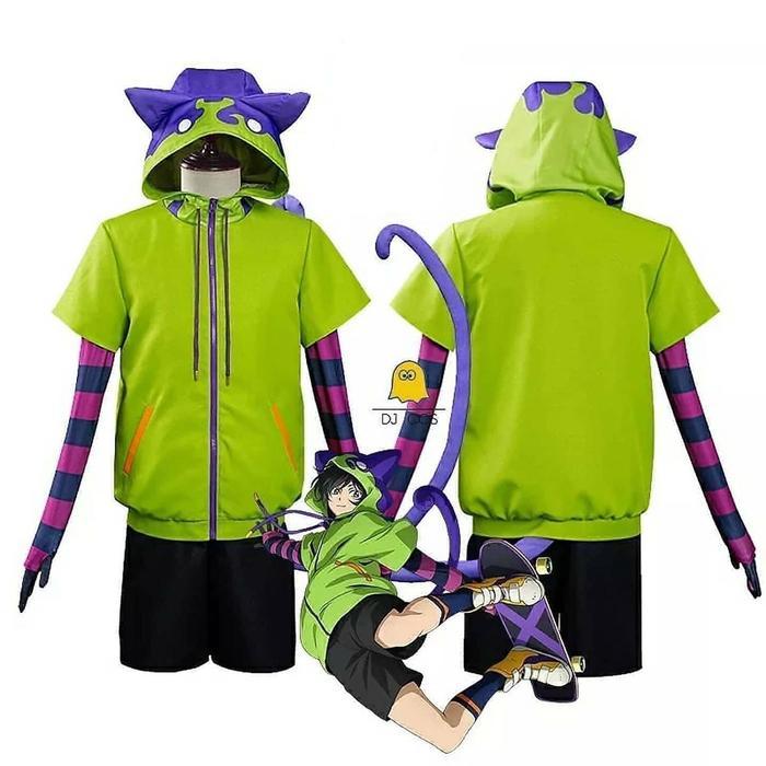 Miya Chinen SK8 The Infinity Jacket Cosplay Cosplayer Jaket Anime Cewe Cewek Cowo Cowok Wanita Pria 