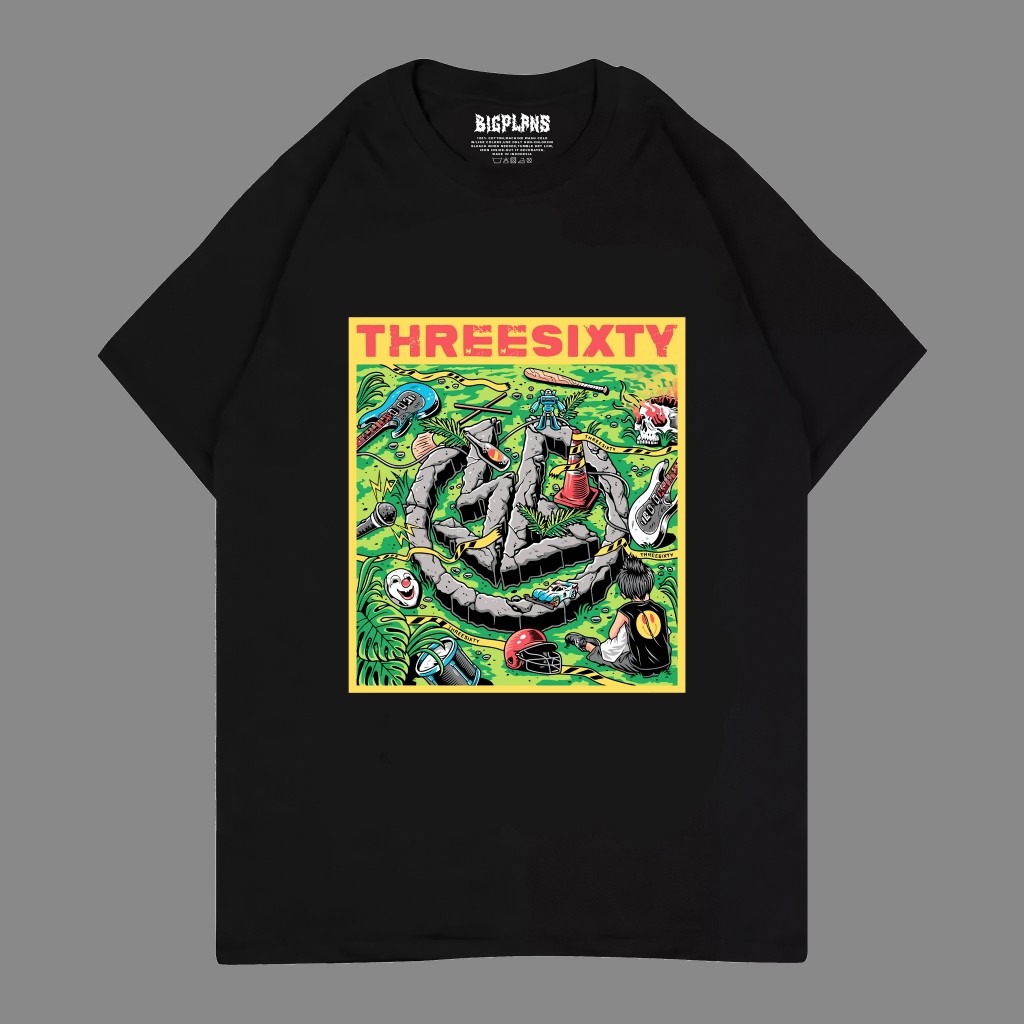 THREESIXTY - SEPTEMBER SHOW KAOS BAND THREESIXTY DISTRO MUCI PREMIUM COTTON