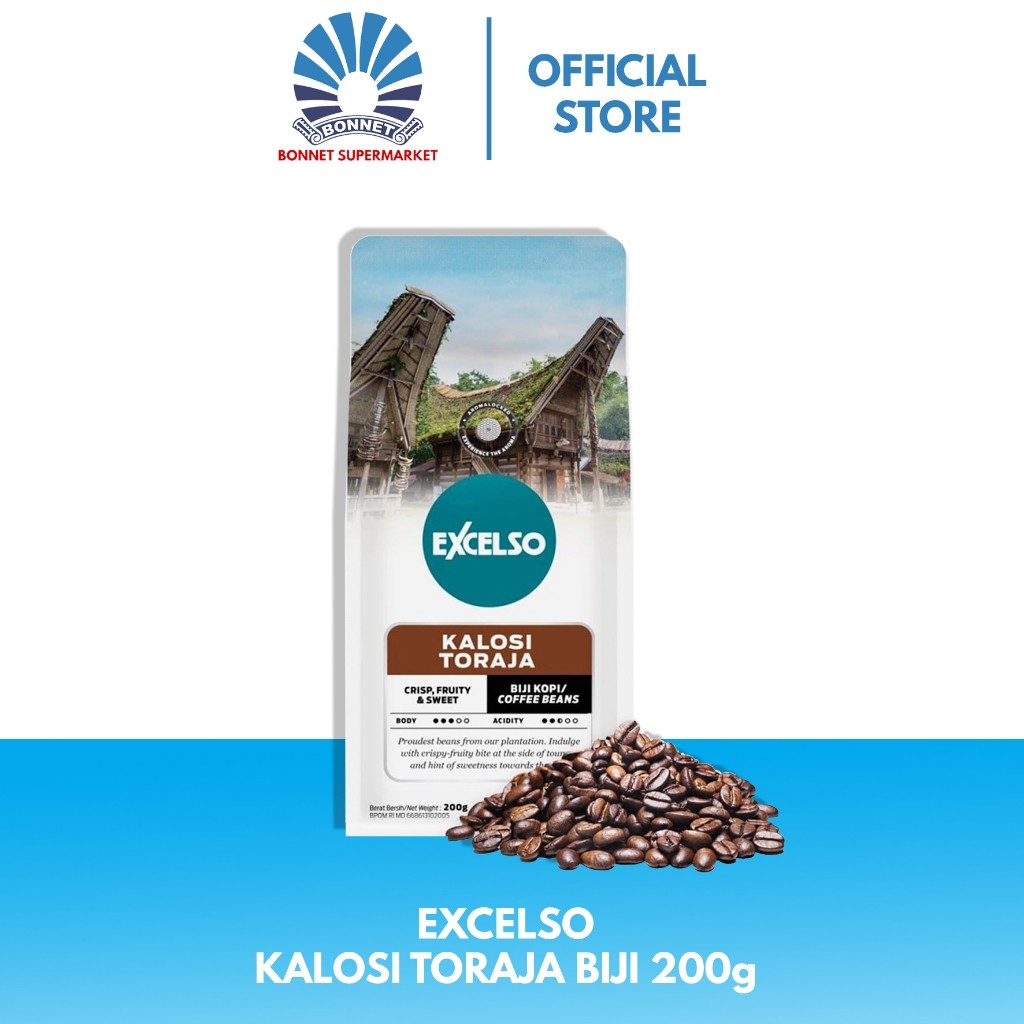 

JAMIN MURAH !!!Excelso Kalosi Toraja Biji 200g 8991002102033(BISA LANGSUNG ORDER)