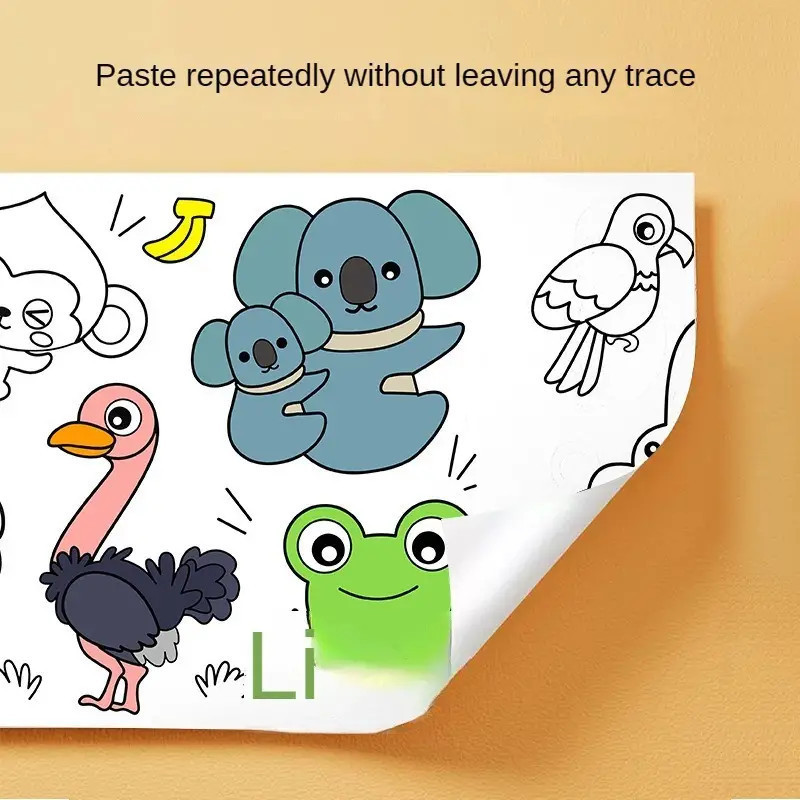 

PSNMART Dehaiyun Kertas Mewarnai Tempel Dinding Drawing Paper Roll 3M - HB30