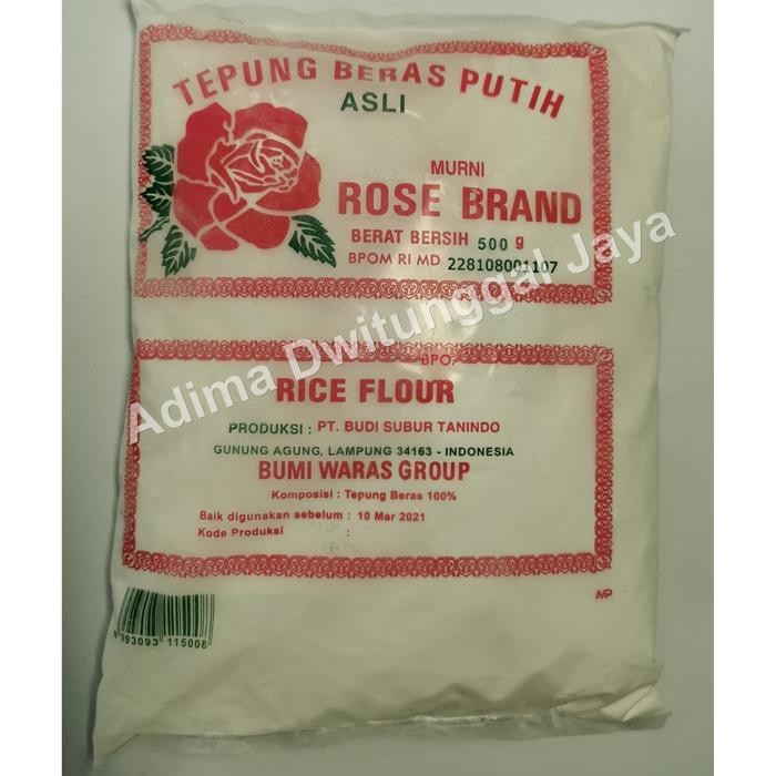 

Tepung Beras Putih Rose Brand 500 gr