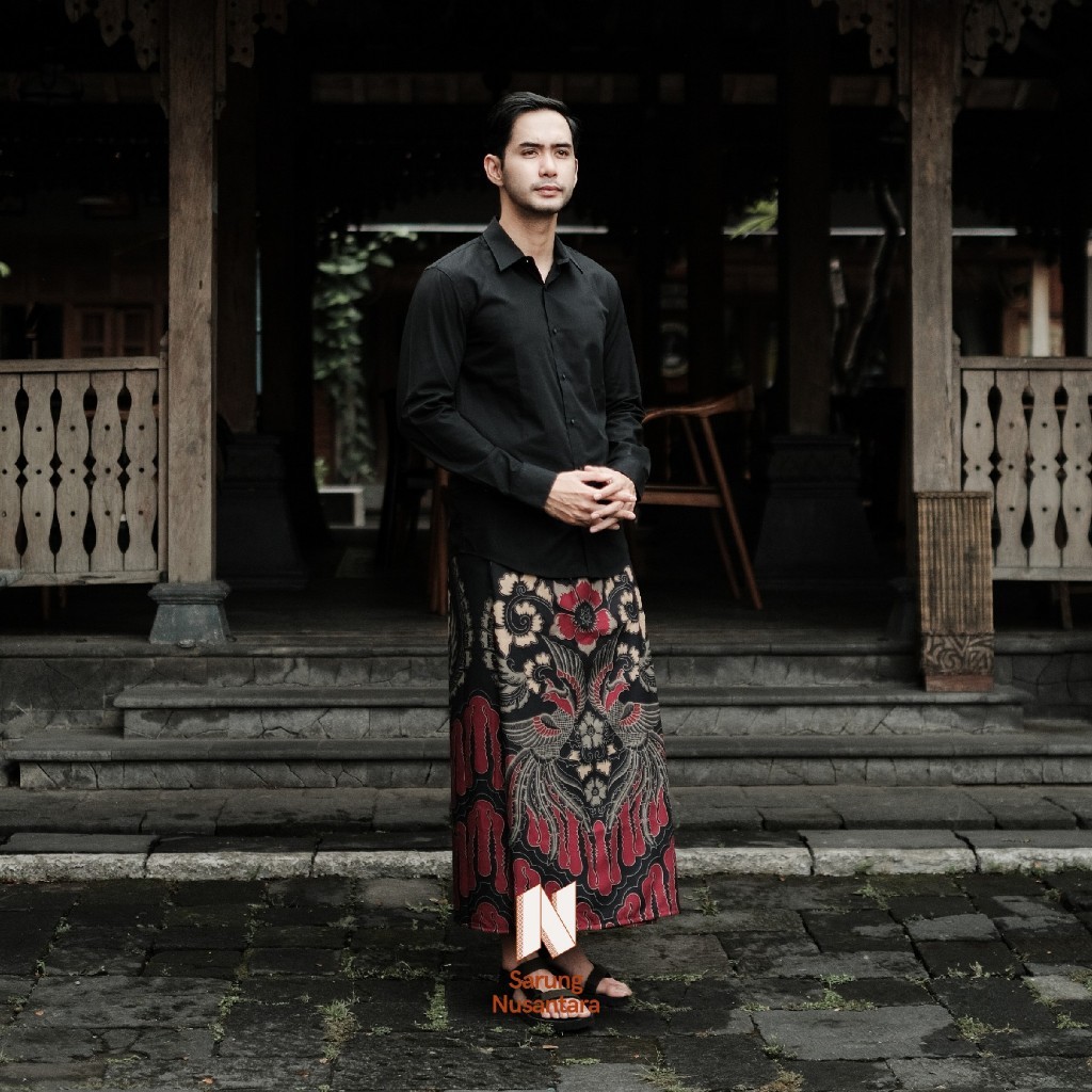 Sarung Nusantara Motif Aruna Sarung Batik Pria Premium
