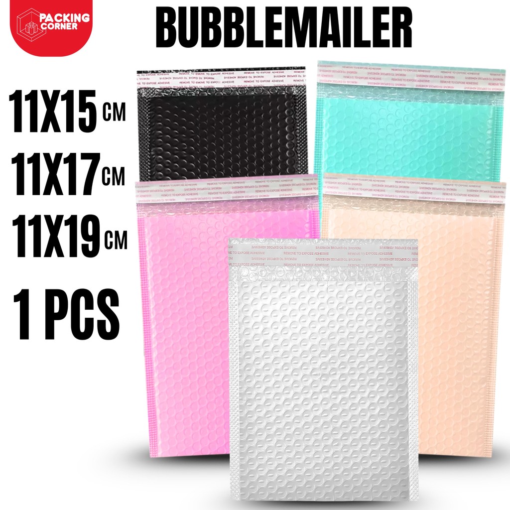 

Bubblemailer 11x11 cm Bubble Mailer Amplop Bubble Wrap Poly Mailer Padded Envelope Packaging 11 x 11