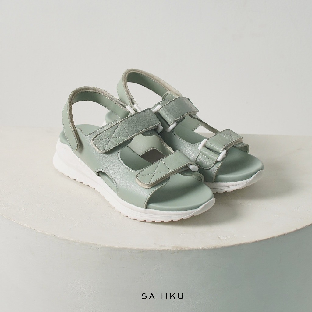 SAHIKU - Lisa Sepatu Sandal Wanita || Sendal Casual Blackpink || Sepatu sandal cewek sporty