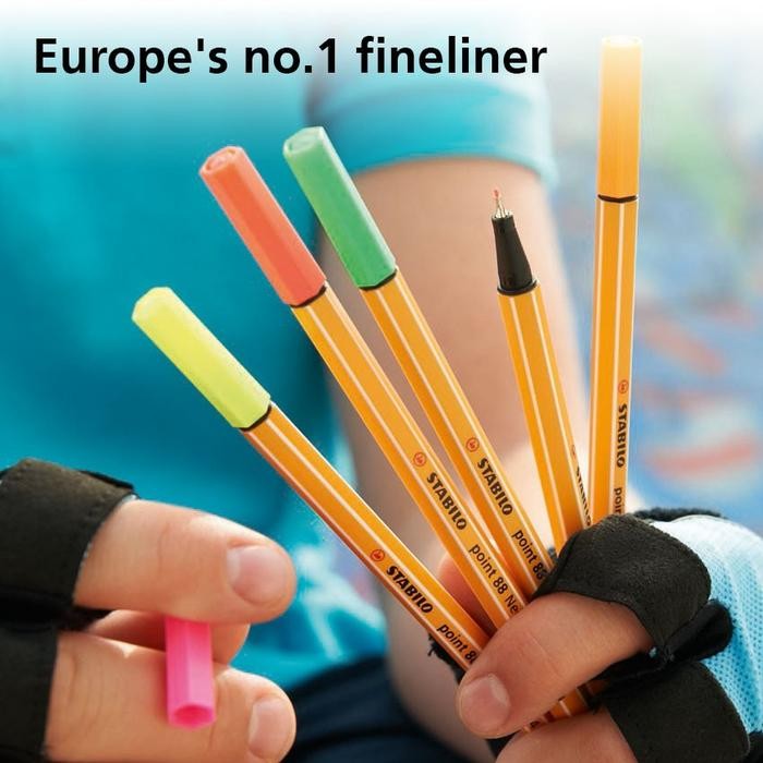 

STABILO Set 3 - Point 88 - Turquoise Light Lilac / Fineliner / Pen Ungu Biru Pulpen