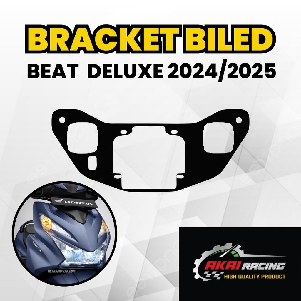 Breket Lampu Biled Projie Hid Led Ukuran 2.5 Inch Beat Deluxe New Gen 2 Kualitas Terbaik