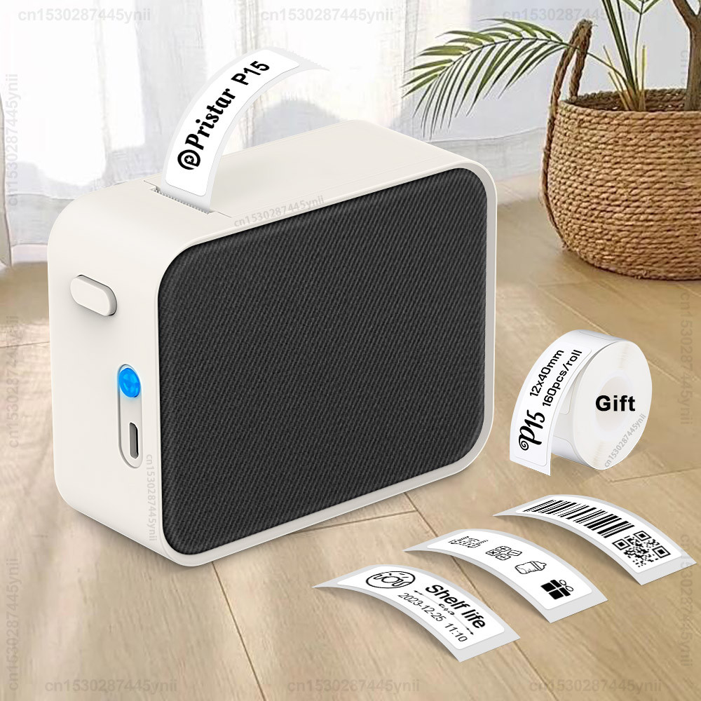 

P15 Label Maker Mini Portable Thermal Label Printer Similar as D11 D110 D101 Marklife P15 Label Machine DIY P15 Label Sticker