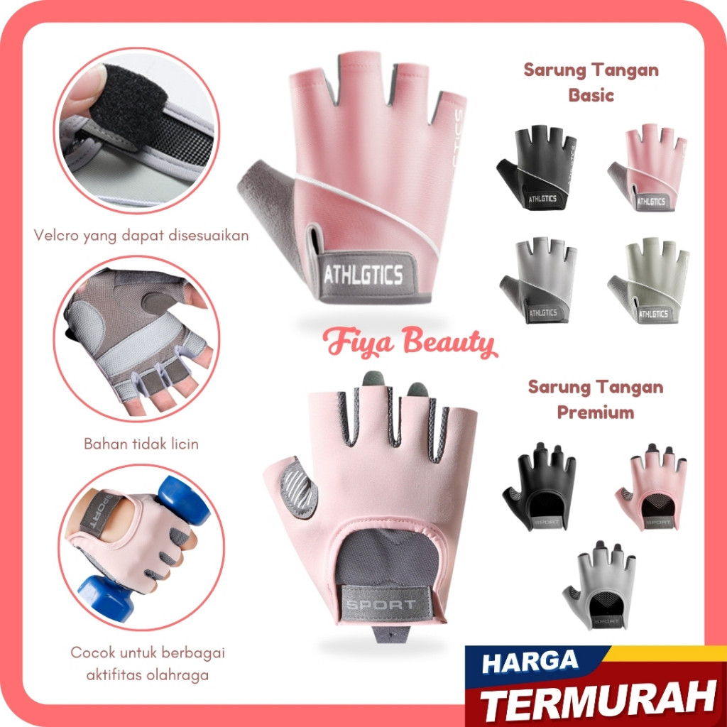 Sarung Tangan Gym Sarung Tangan Olahraga Sarung Tangan Pilates Sarung Tangan Sport Gloves Gym