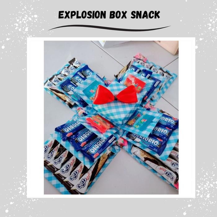 TERLARIS Explosion Box Snack / Surprise Box / Kado ultah / gift box