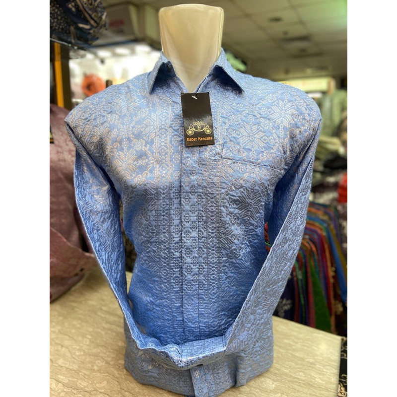 KEMEJA PRIA SONGKET ( ADA FURING ) KEMEJA SONGKET-KEMEJA PRIA SONGKET PALEMBANG-BAJU SONGKET PALEMBA