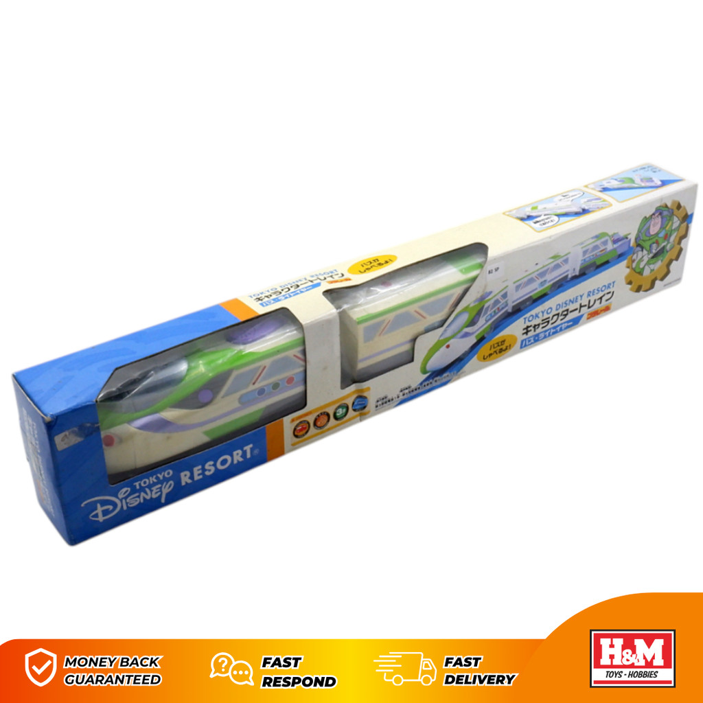 Tomica Takara Tomy Limited Edition Plarail Tokyo Disney Resort Character Train featuring Buzz Lighty