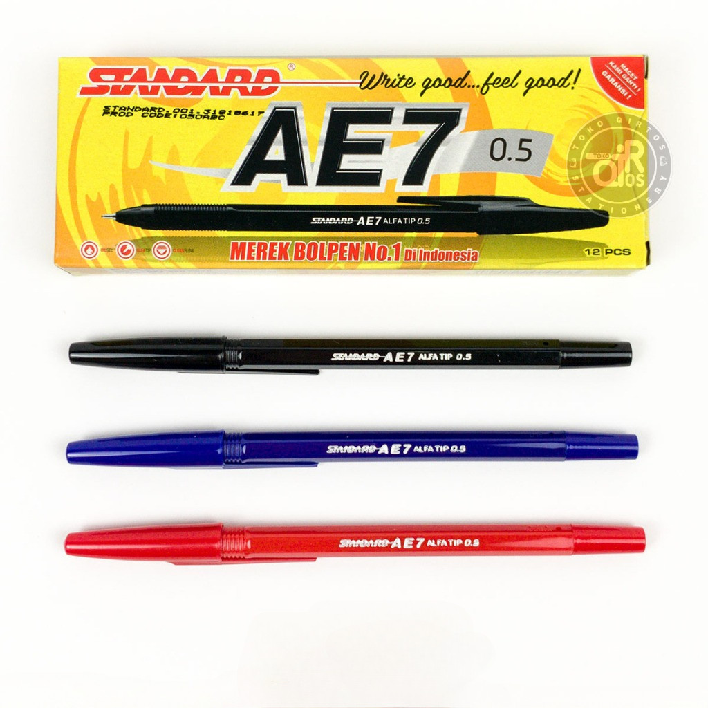 

Pulpen / Pen Standard AE7 WARNA HITAM