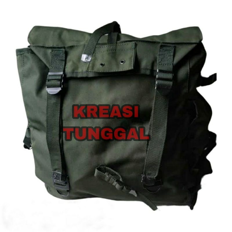 Ransel pendidikan STD TNI/ransel 02 hijau army t45/Tas ransel polri RPK