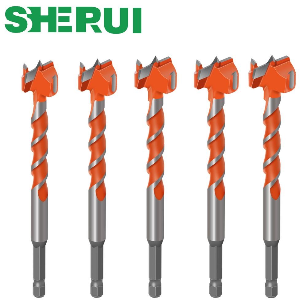 

1pcs16mm-25mm longer Forstner tips Woodworking tools Hole Saw Cutter Hinge Boring drill bits Round Shank Tungsten Carbide Cutte