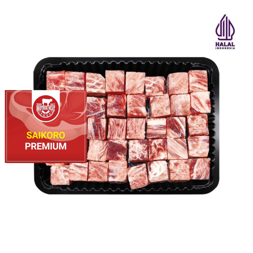 

Beef Saikoro Meltique Premium Full Kotak 500gr - Brothermeatshop