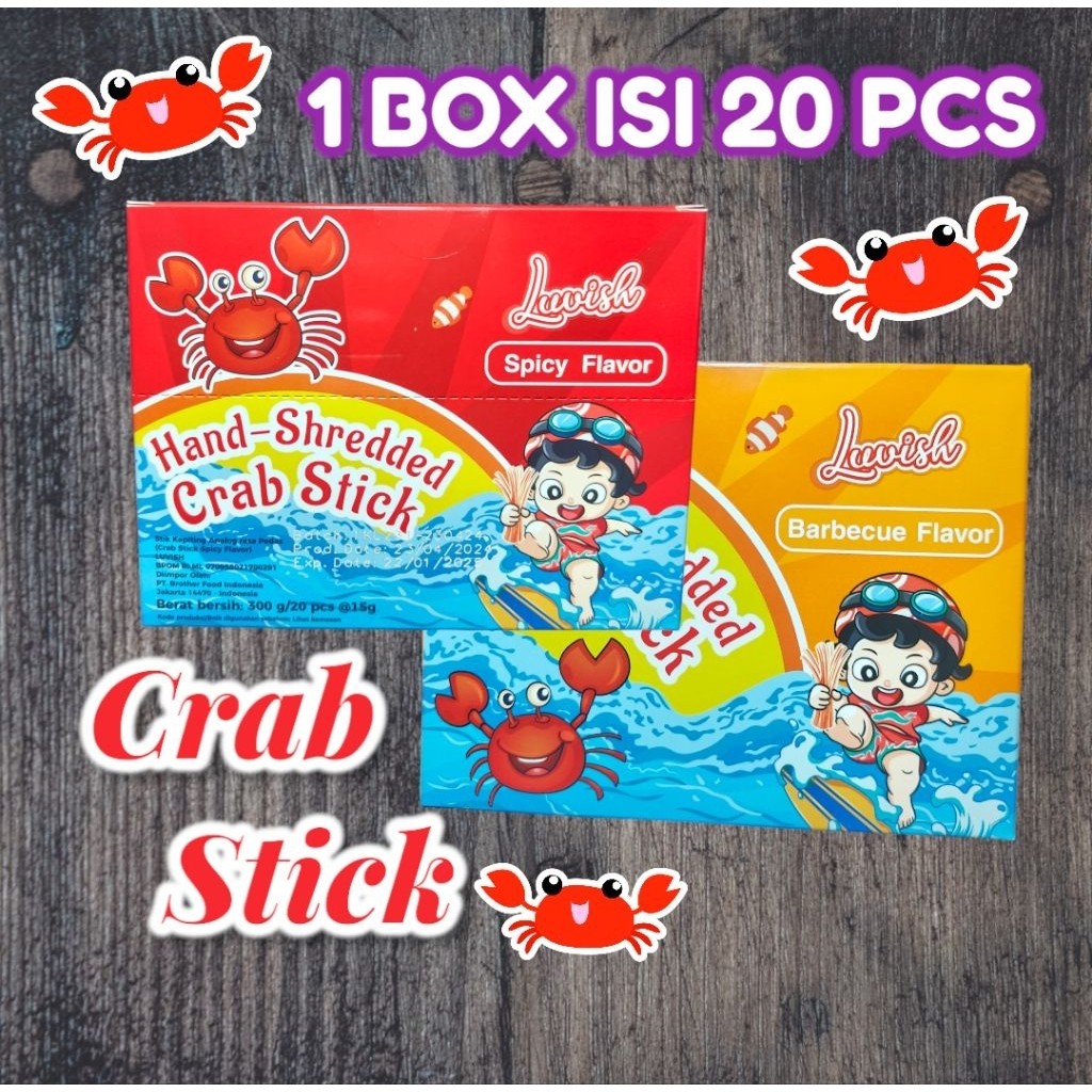 

SNACK VIRAL CRAB STICK ISI 20 BUNGKUS