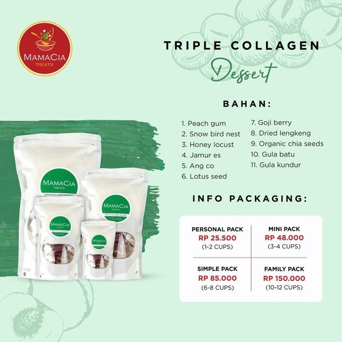 

PROMO! Paket Triple Collagen Dessert (Peach Gum + Snow Bird Nest + Honey Locs