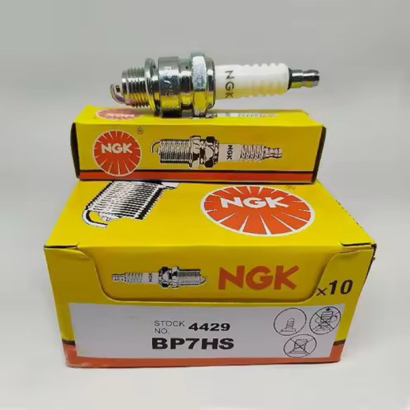 NM28WQ Busi Ngk BP7HS isi 10 pcs (sepuluh) Busi motor F1 F1Z F1ZR RX100 RXS RX-King 125Z  FR80 Cryst