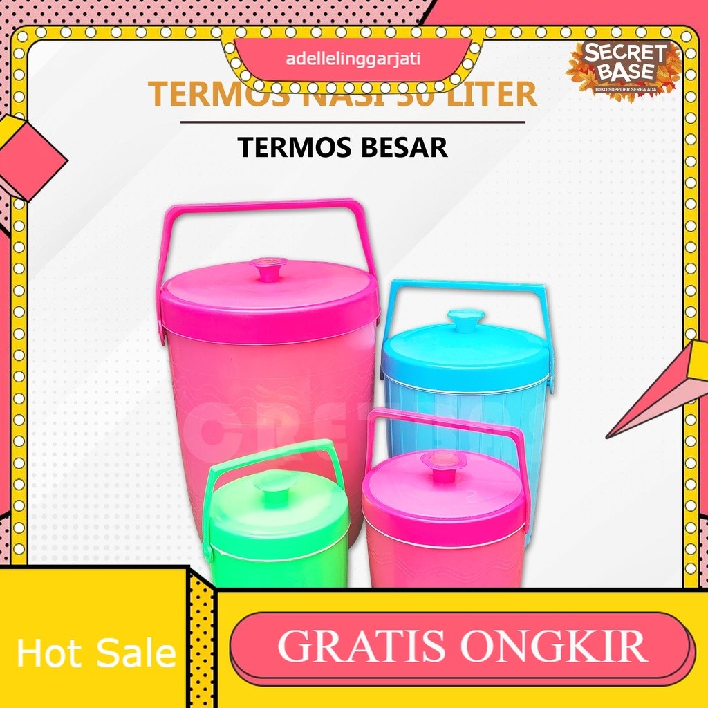 TERMOS NASI - Termos Es / Rice Bucket / Ice Bucket 6L 8L 17L 30 Liter / Tempat Nasi (2)